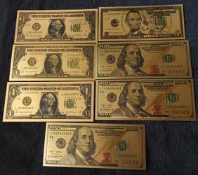 24k Gold Foil Notes