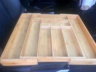 Expandable Bamboo Drawer Organizer