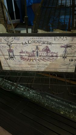 Wall Mounted Wine And Wine Glasses Rack