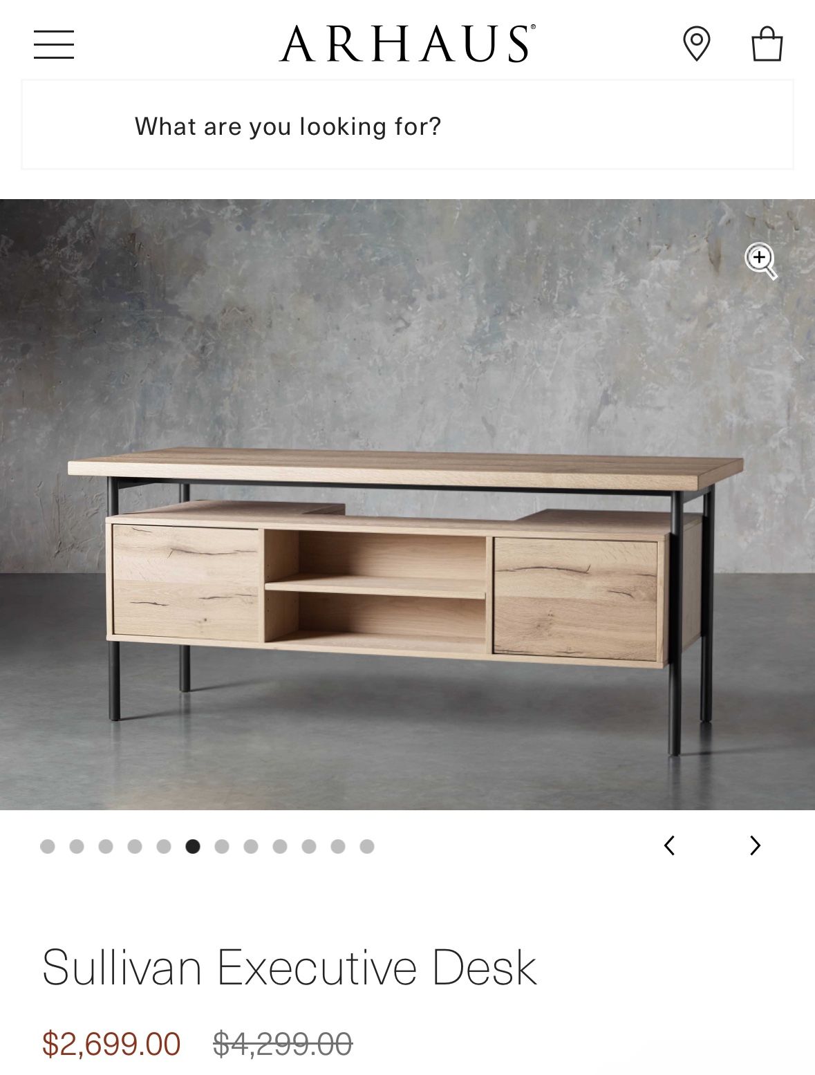 Arhaus Sullivan Executive Desk