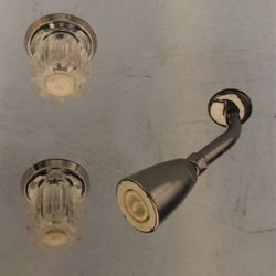 Double Handle Shower Kit No Tub