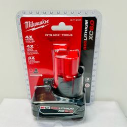 Milwaukee REDLITHIUM XC6.0 12V 6.0Ah Lithium-Ion Battery 48-11-2460