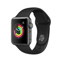 Apple Watch Series 1 38mm Black Case - Black Sport Band