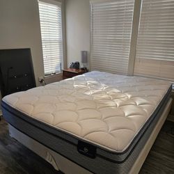 Sarta Queen Mattress With Box Spring And Bed Frame