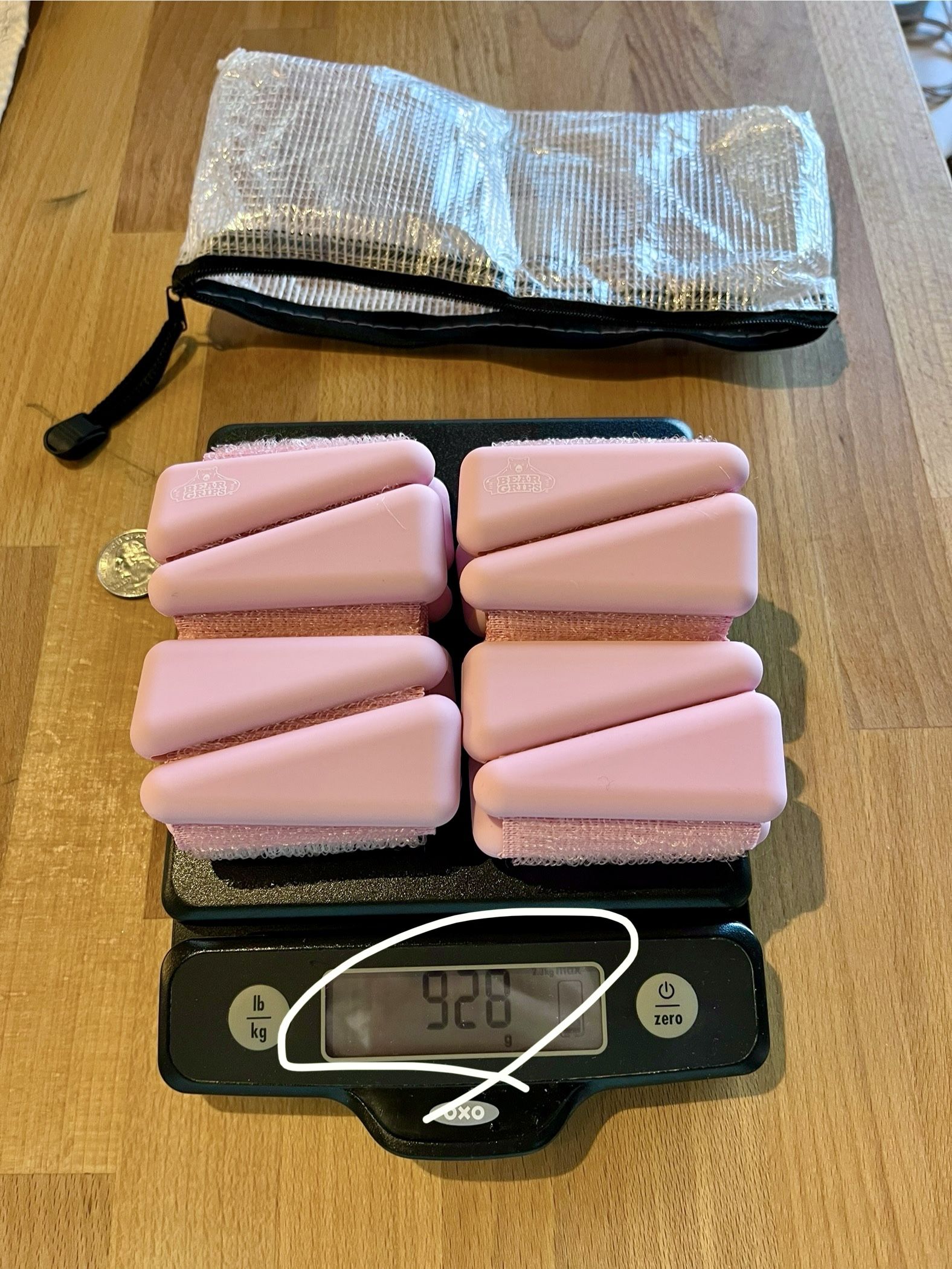 Adjustable Wrist/Ankle Weights (Pink)
