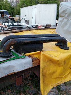 (2) 5' long 4" pipe