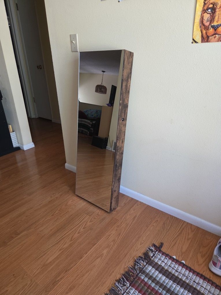 Wall Hanging Mirror With Storage