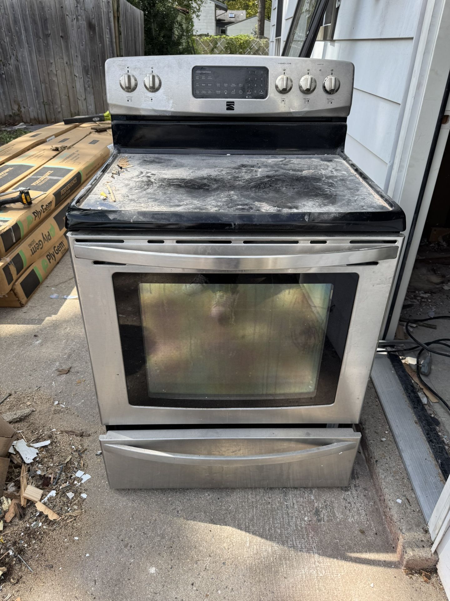 Kenmore Stainless Steel Electric Stove β Works Great, Affordable Price!
