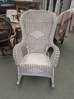 Wicker rocker