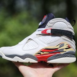 2002 Nike Air Jordan 8 VIII Retro Bugs Bunny White Red Mens 10.5 Supreme Xi Iv 4 11