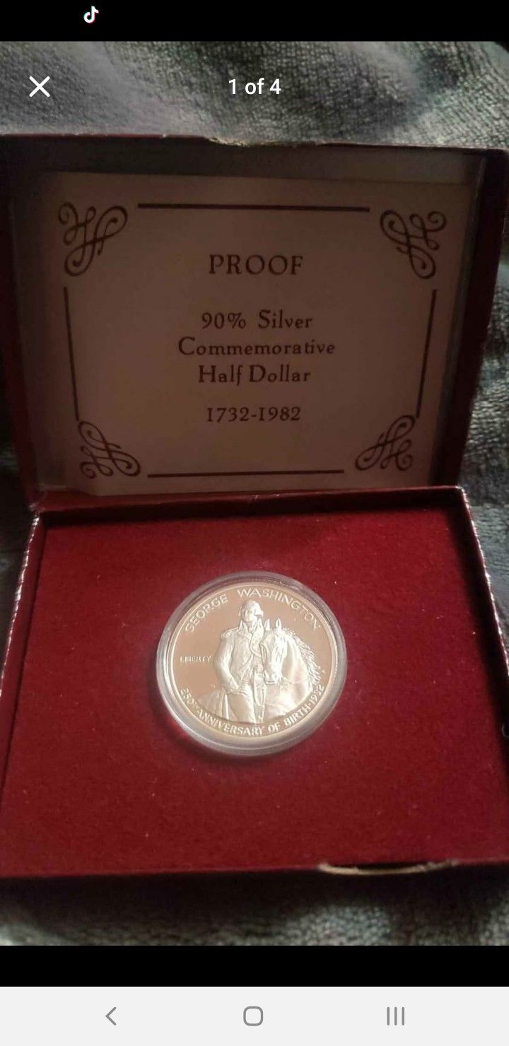 90% Silver Pure Commemorative Half Dollar