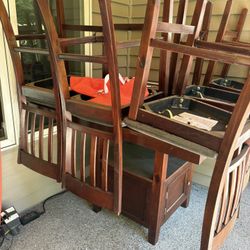 Square Dining Table And Chairs Set