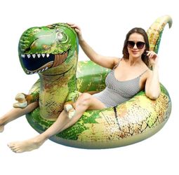 62'' Dinosaur Pool Floats, Inflatable Pool Floaties Swimming Rings Tube Pool Float Summer Beach Toys for Adults and Kids