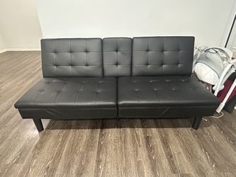 Futon Sofa With Working Cup holders And Charger Ports