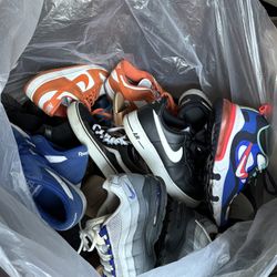30 Pairs Name Brand Shoe Bundle: Nike, Vans, Heels
