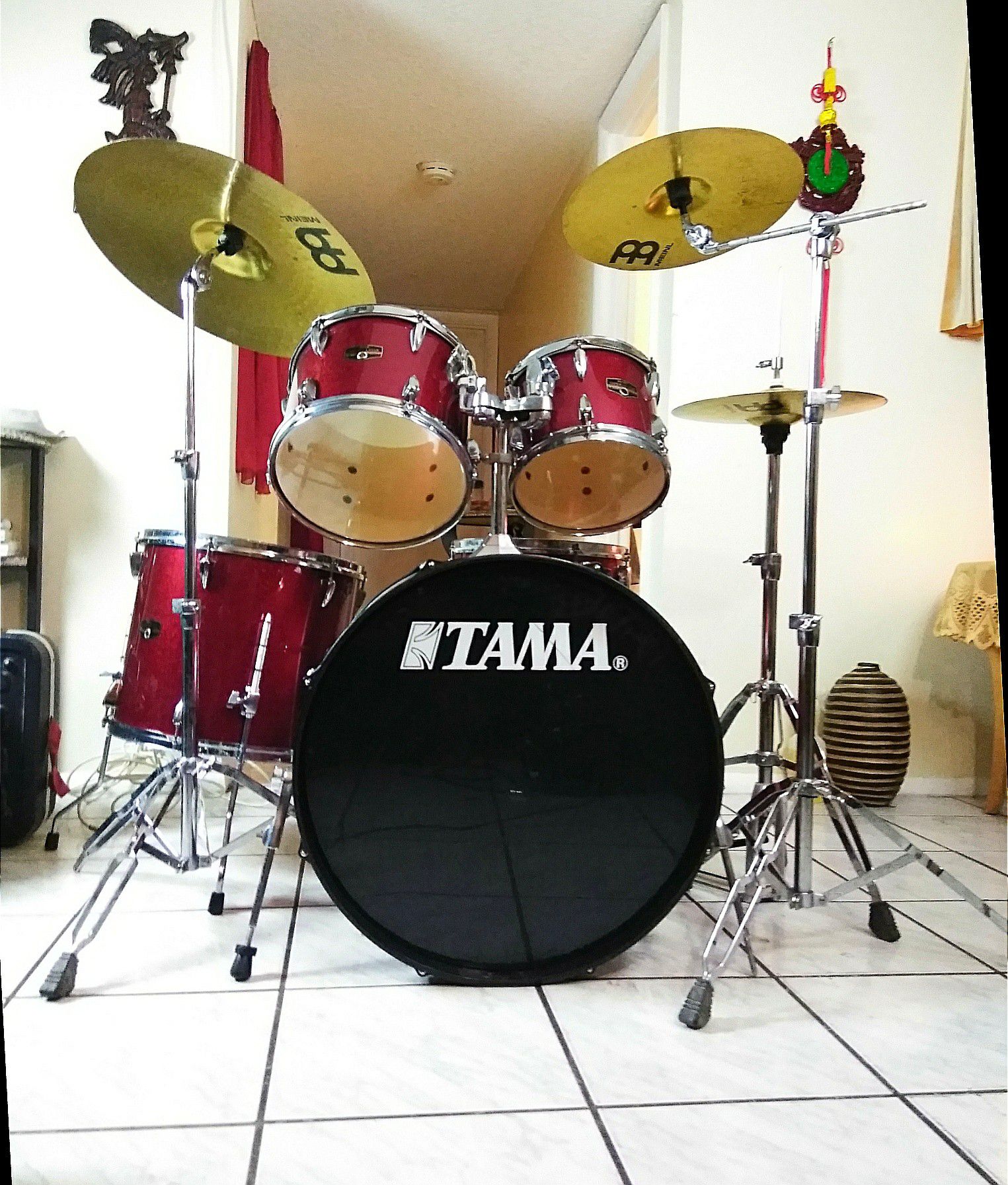 Tama complete drum set. !! $480 or best offer !!