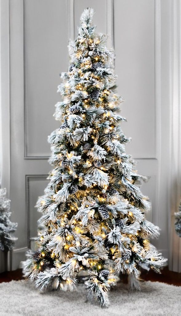 Elegant 9-ft Snowbell Pine Artificial Christmas Tree