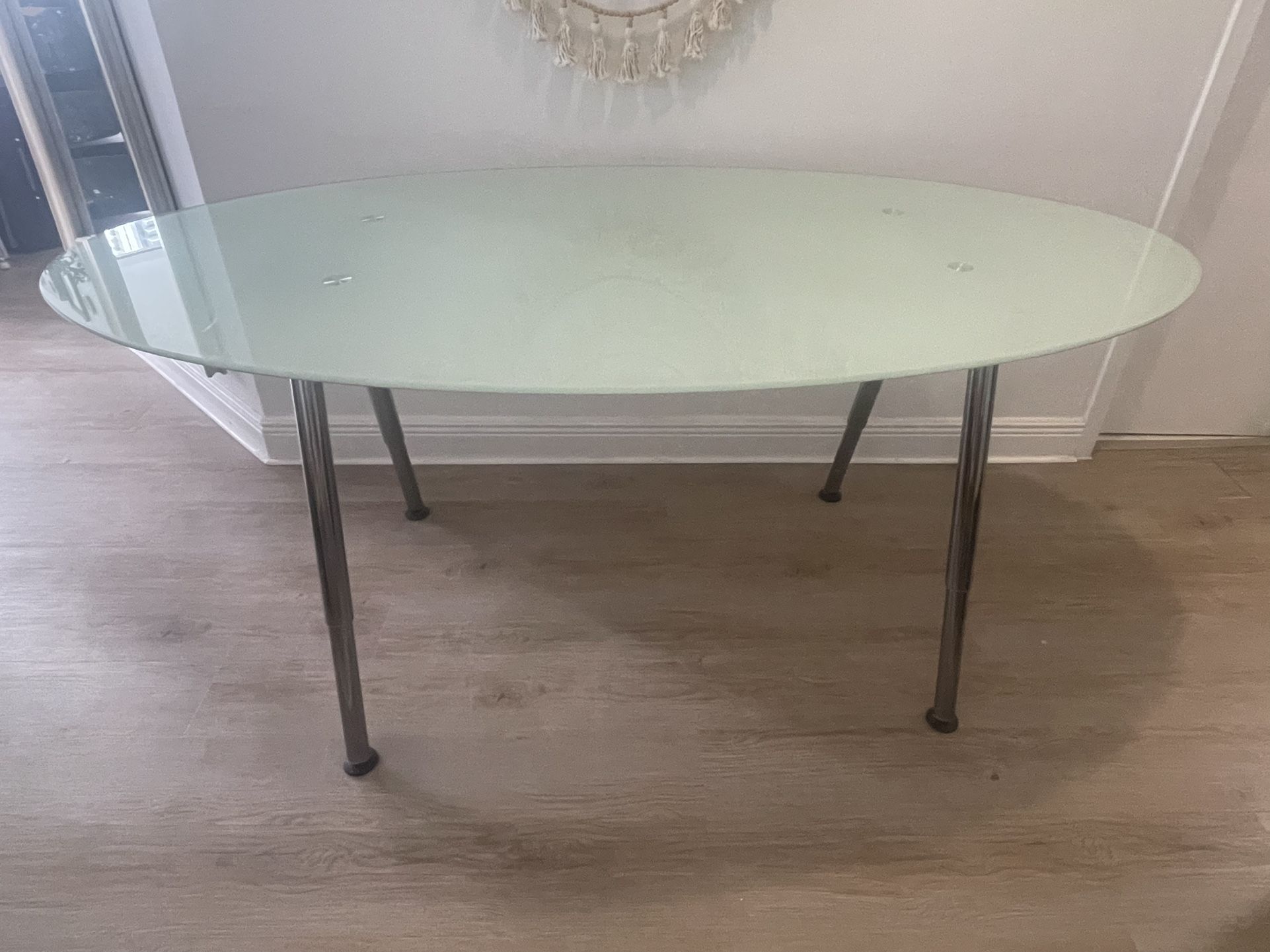 Modern Glass Dining Table or Desk