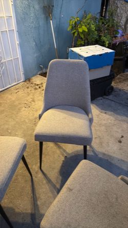 3 chairs soft cloth