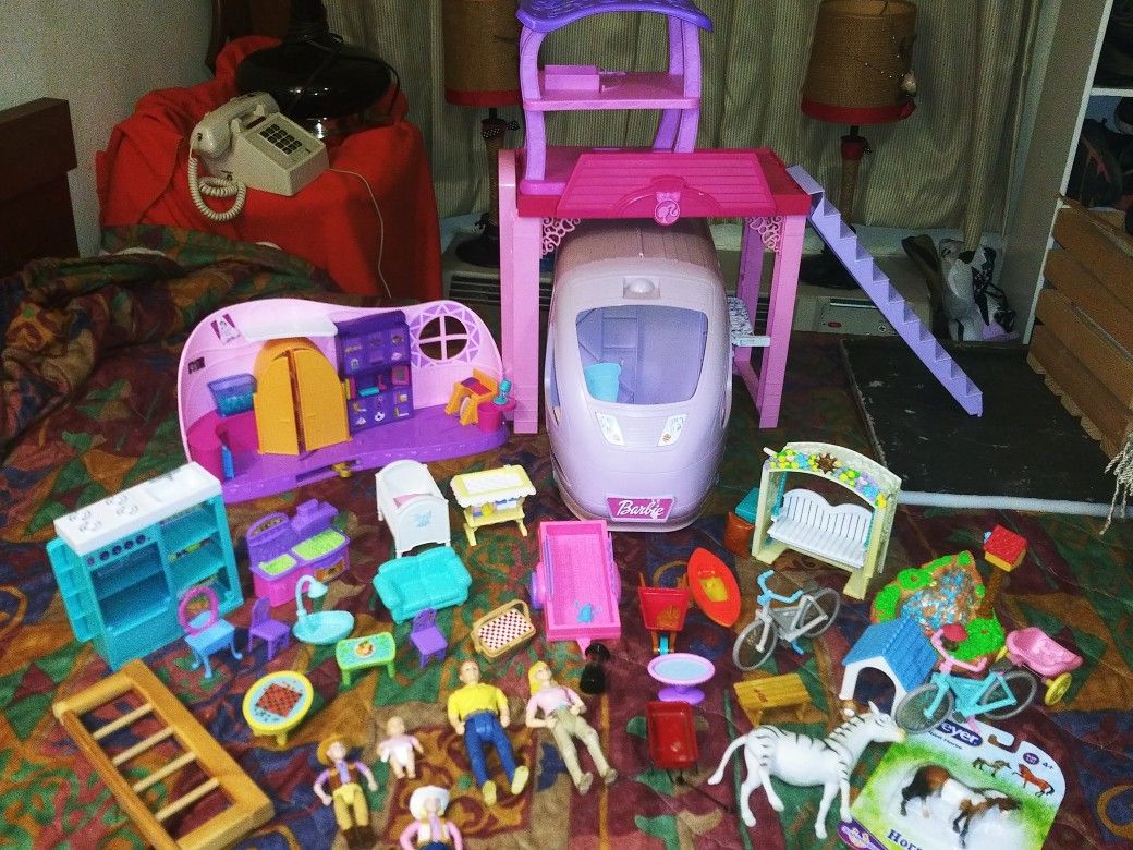 RV, LEVER HOUSE,GAZEBO 0FAMILY Dolls AND PET INDOOR. & OUT DOOR ACCESORSORIES