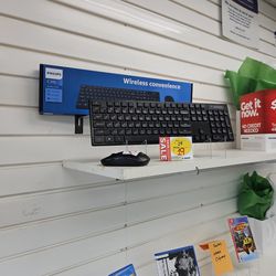 Keyboard Philips With Mouse 