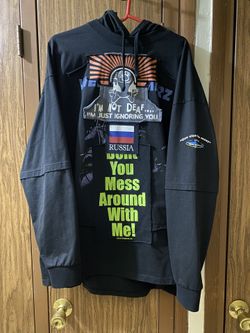 Vetements Patch Work Sticker Hoodie 