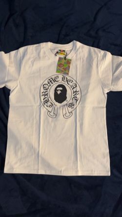 White   Bape x chrome hearts tee