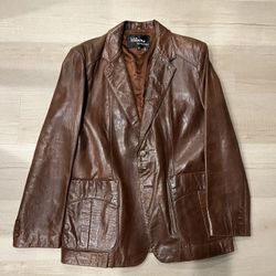 Vintage 1980s Wilson’s Suede & Leather Jacket