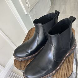 Mens Leather Boots Size 9 Worn Twice