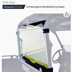 Rear Panel Windshield for a John Deere