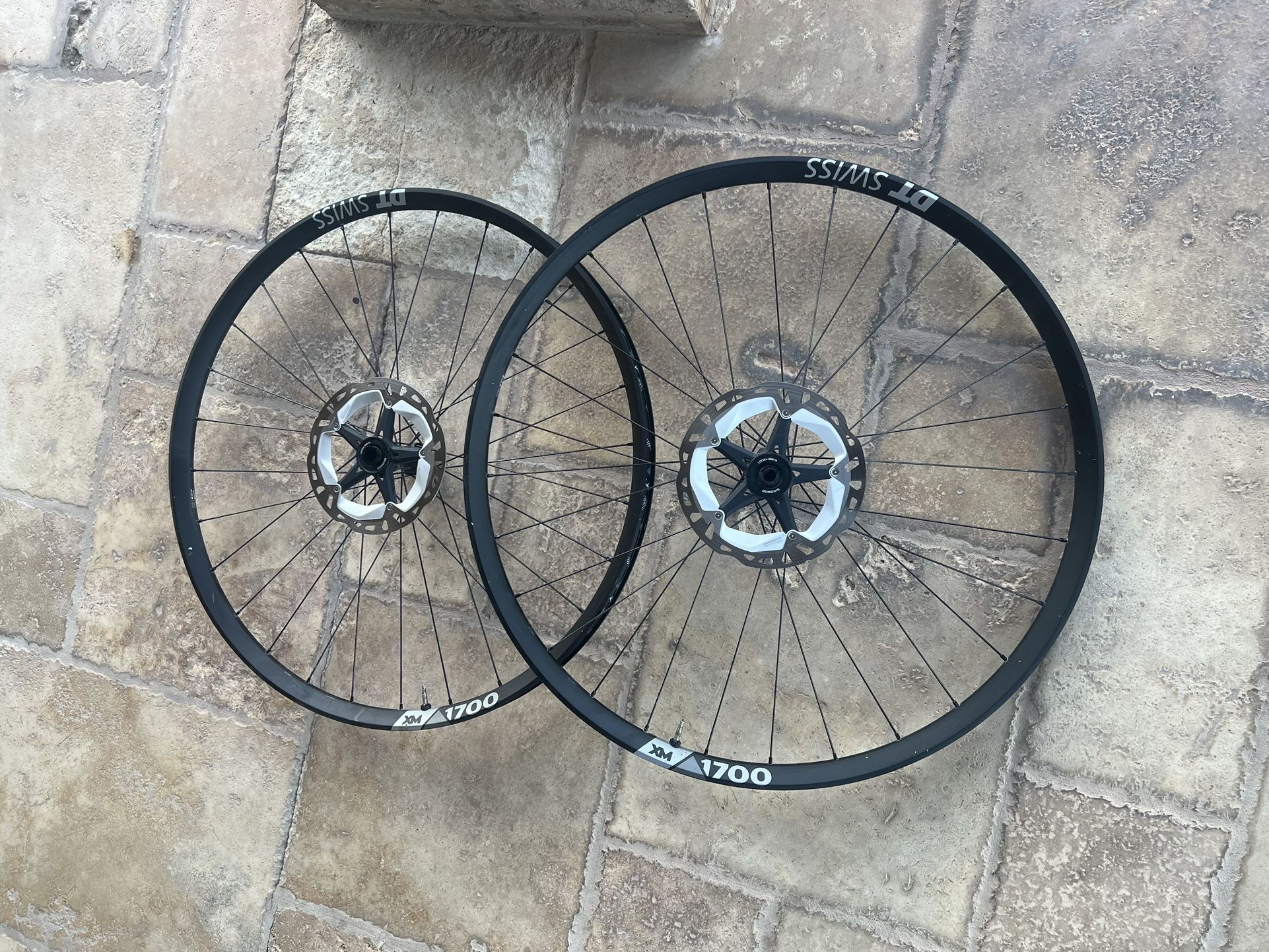 DT XM 1700 Spline 29” Boost Wheelset 350 Ratchet XD Shimano Ice Rotors Brakes Gravel MTB Mountain Bike