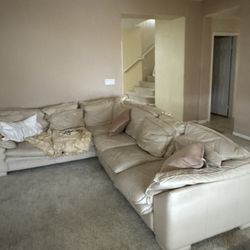 Leather Sectional