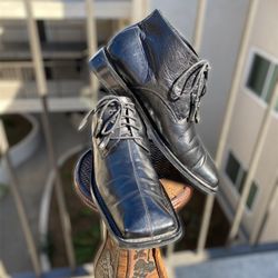 Mens Leather Boots Size 13