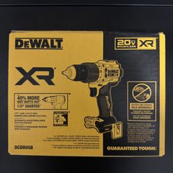 DEWALT 20V XR Compact Cordless Hammer Drill (Tool Only)