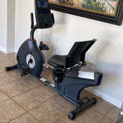 Exercise Bike. Barely Used Comfortable Seat