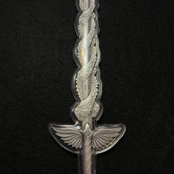 2.5 Oz Pure Silver .999 Sword 