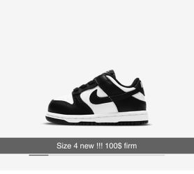 Baby Dunks New Size 4 