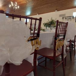 Mr & Mrs Bride And Groom Back Of Chair Signs 