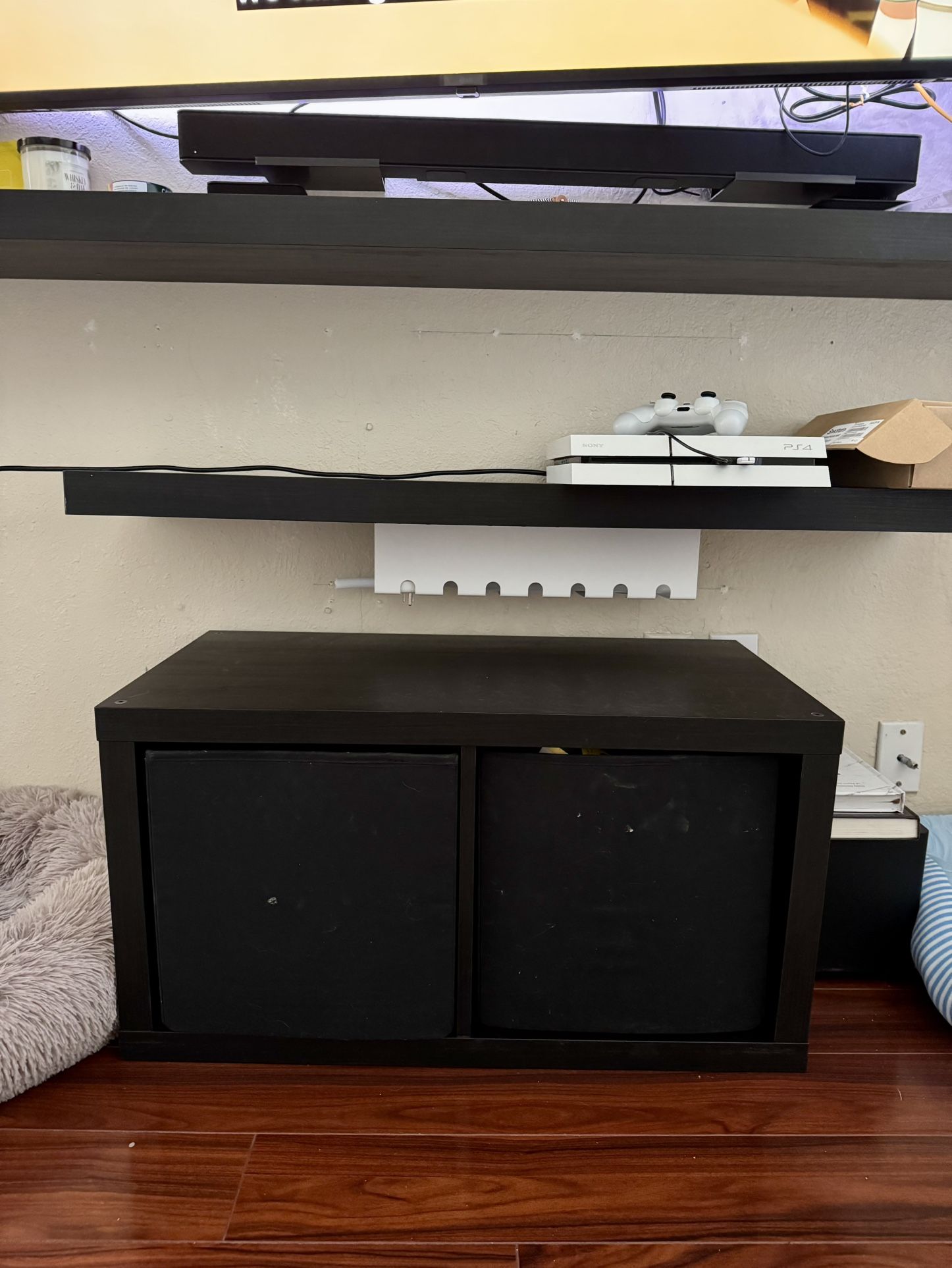 Cubby storage shelves