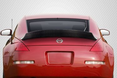 Blemished 2003-2008 Nissan 350Z Z33 2DR Carbon Creations V Speed Rear Wing Spoiler - 1 Piece