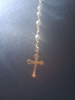 Rosary 18k gf