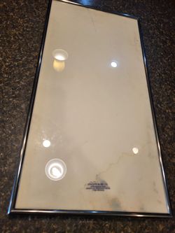 Glass frame, long rectangle approx 11x23"