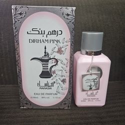 New Women's Dirham Pink By Manasik Perfume 100ml 