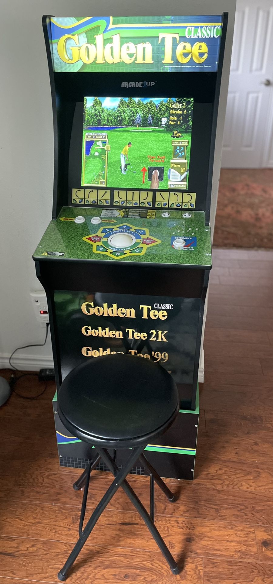 Golden Tee Riser Golden Tee Arcade 1 up Machine W/ Riser for Sale in Dallas, TX - OfferUp