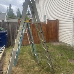 3 Step Ladders.  $40.00 For All 3 Ladders 
