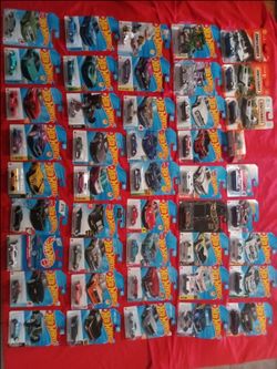 Hot wheels lot of 55 nice cars ..take all for $50 ...some hard to find