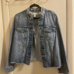 H&M Oversized Denim Jacket Size Large