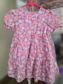 Cat & Jack Lavender Floral Girl's Dress