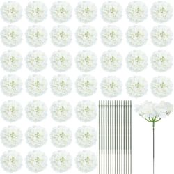 Silk White Hydrangea Artificial Flowers 