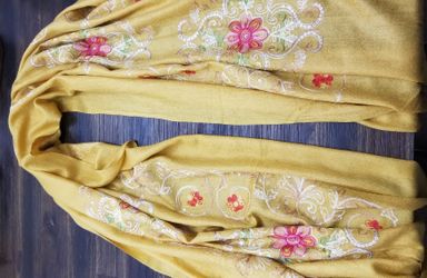 Shawl-Scarf with beautiful embroidery